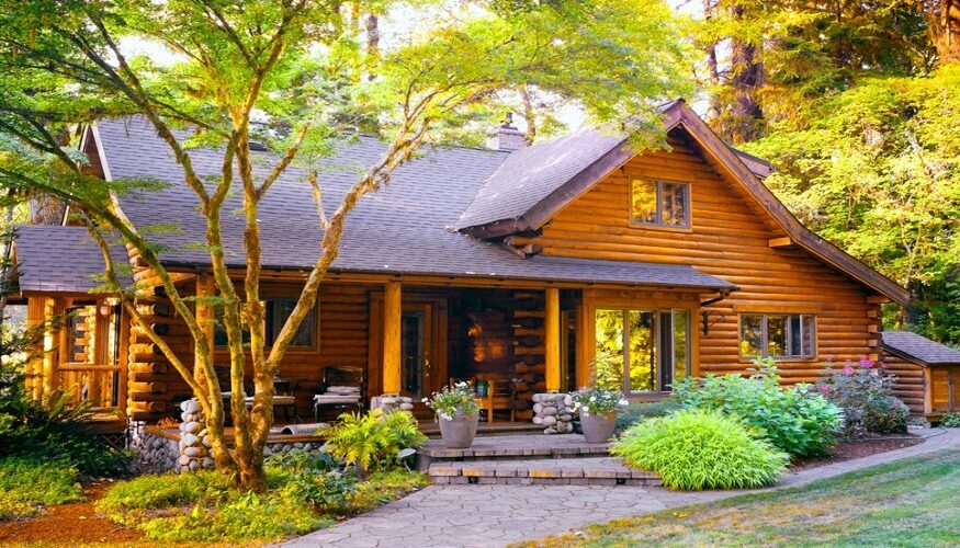 Log Cabin in Your Garden